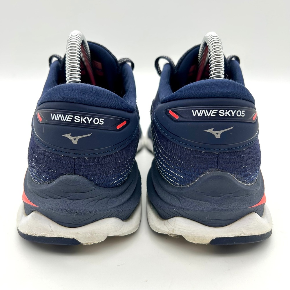 Mizuno Wave Sky 05 Womens Size 9 Blue Orange Running Shoes Sneakers - Picture 6 of 11